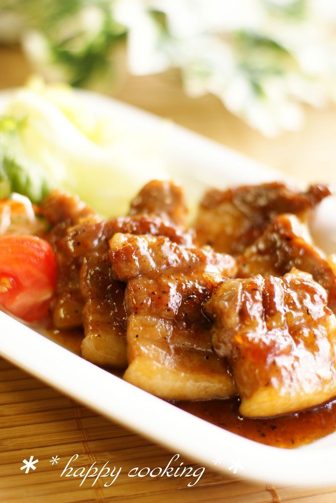 簡単絶品♡豚バラ肉のママレード焼きの画像