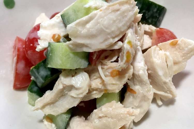 簡単 ささみのわさびマヨ和え レシピ 作り方 By ずーち クックパッド 簡単おいしいみんなのレシピが357万品