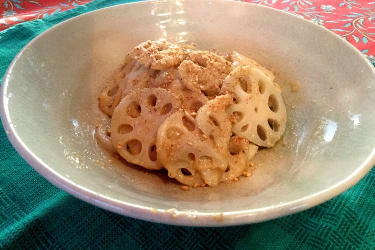 レンコンの辛子味噌和え レシピ 作り方 By 今日子mamma クックパッド 簡単おいしいみんなのレシピが353万品