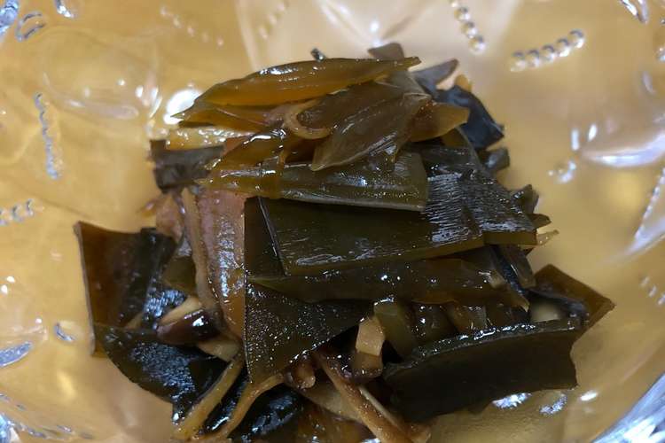 昆布と茎わかめの佃煮 我が家の味 レシピ 作り方 By Kitty Yumi クックパッド 簡単おいしいみんなのレシピが353万品