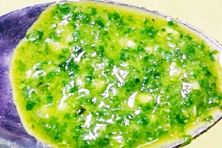 作り置きok 簡単自家製バジルソース レシピ 作り方 By モ メント井上 クックパッド 簡単おいしいみんなのレシピが374万品