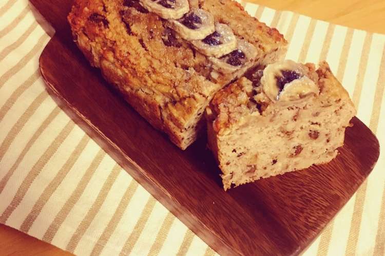 ノンオイル バナナパウンドケーキ レシピ 作り方 By Erinren クックパッド 簡単おいしいみんなのレシピが350万品