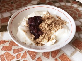 ヘルシーな豆乳で和風パンナコッタ☆