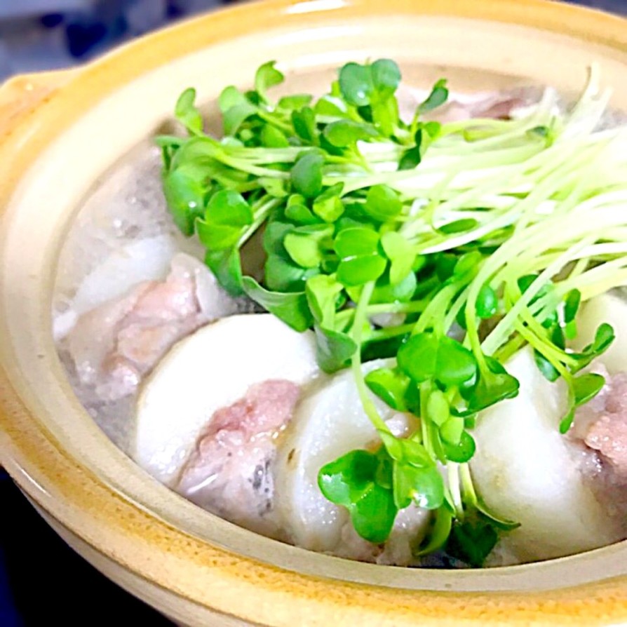 長芋と豚バラ肉のミルフィーユ鍋♡の画像