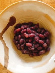 Boiled azuki beans.の写真