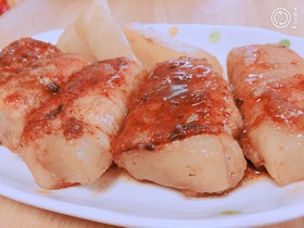 我が家のランキング1位♡大根の肉巻き