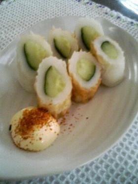 ちくわときゅうり☆我が家の食べ方