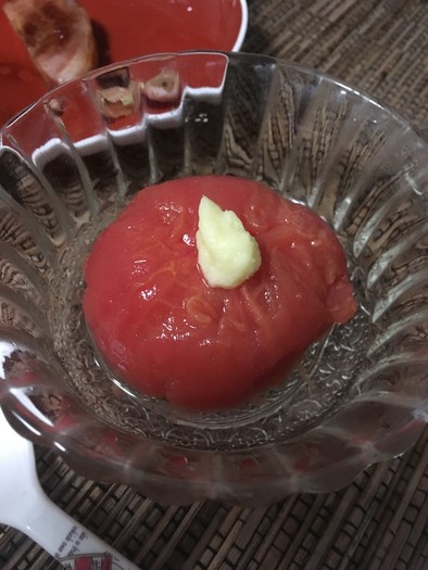 魔法のレシピ♡トマトのお浸しの写真