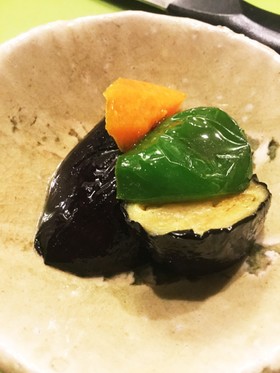 残り野菜の揚げ浸し常備菜。アレンジ無限!
