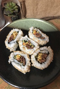 焼肉de裏巻き寿司風