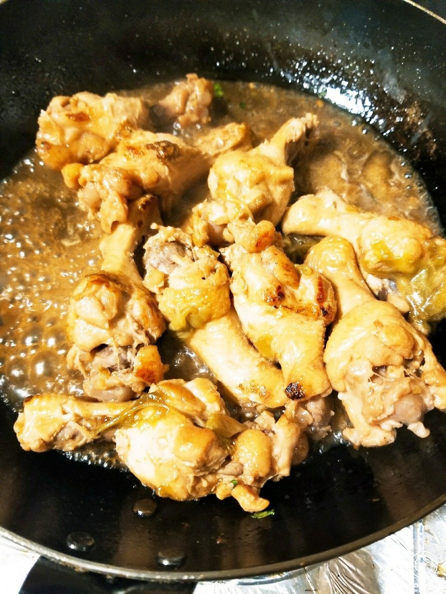 鶏手羽の甘夏シロップ煮の画像