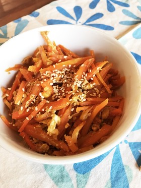 簡単にんじんしりしり☆お弁当や常備菜に