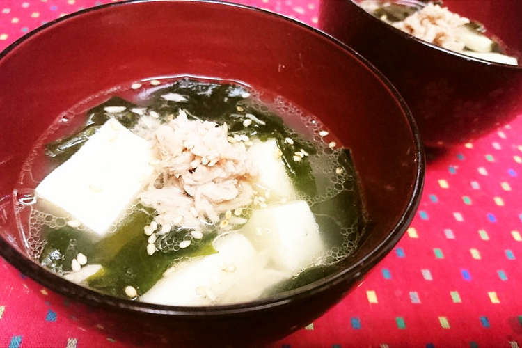 コク有 栄養有 ツナと高野豆腐の味噌汁 レシピ 作り方 By ｓ４ クックパッド 簡単おいしいみんなのレシピが355万品