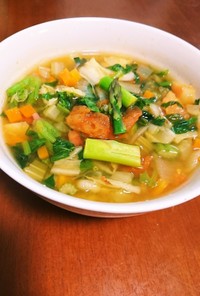 【減量中】丼で☆ダイエッターの野菜スープ
