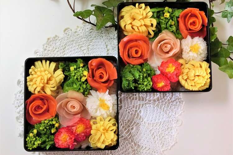 お花のモザイク寿司 母の日 おひな祭り レシピ 作り方 By ｂiｂiすみれ クックパッド 簡単おいしいみんなのレシピが353万品