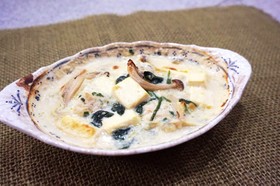 ヘルシー豆腐グラタン