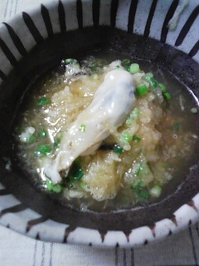だいだいでさっぱり酢牡蠣☆おろしあえ