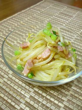 もやしサラダ★すし酢+カレー粉