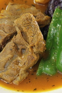 北海道産牛肉のスープカレー