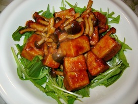 高野豆腐のトマト煮