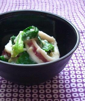 *いかのぬた(酢味噌和え)柚子胡椒風味*