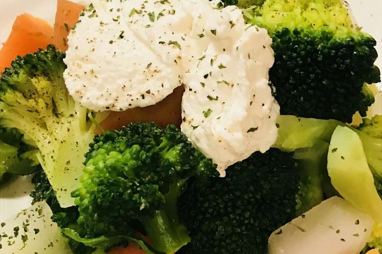 塩ゆで温野菜の盛り合わせ チーズ添え レシピ 作り方 By Bistromiti クックパッド 簡単おいしいみんなのレシピが352万品