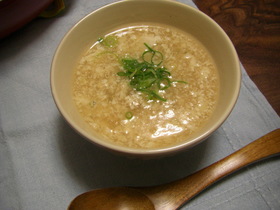 くずし豆腐のあったかスープ