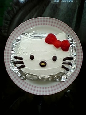 かわいい♪キティーケーキ