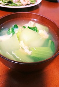 【減量中】簡単チンゲン菜スープ