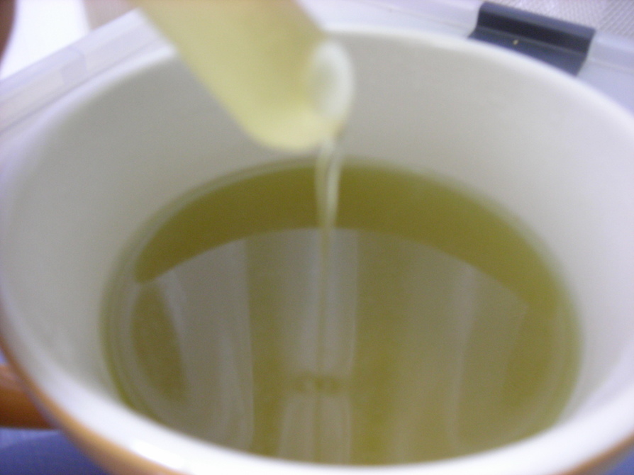 ハチミツ緑茶の画像