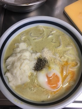 白のポタージュカレーうどん(食戟のソーマ
