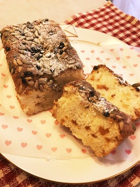 卵白消費♪メープルナッツパウンドケーキ☆