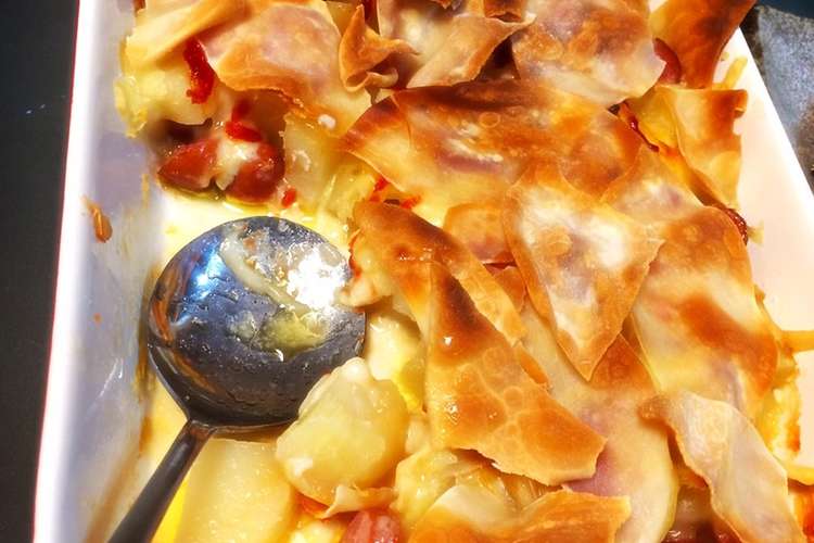 残り餃子皮がパリッとじゃがバター レシピ 作り方 By あきまま 25 クックパッド 簡単おいしいみんなのレシピが350万品