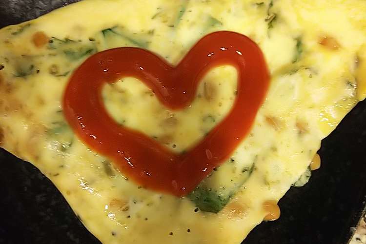 ローソン納豆と春菊のオムレツ レシピ 作り方 By 櫻井愛 クックパッド