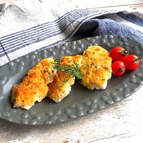 鱈のマヨチーズパン粉焼き