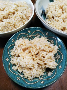 一番簡単♪炊飯器で毎日炊く♪玄米の炊き方