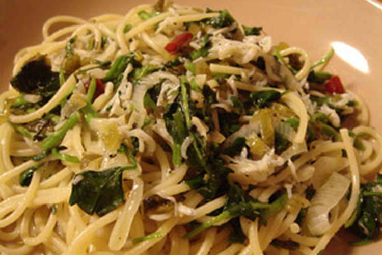 しらすとクレソンのパスタ レシピ 作り方 By 店主 クックパッド