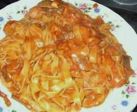 ポルチーニ茸の贅沢パスタ