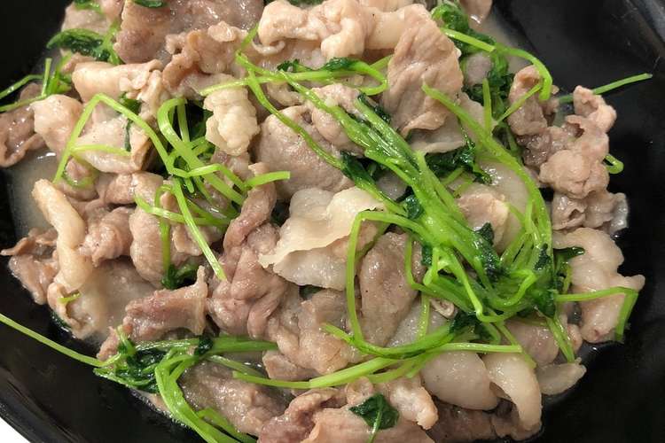ご飯がススム 豚コマと豆苗の中華炒め レシピ 作り方 By Yunyun17 クックパッド 簡単おいしいみんなのレシピが355万品