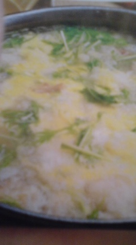 簡単おいしい「揚げもち鍋」