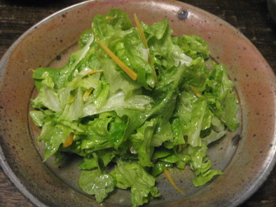 基本のグリーンサラダの写真