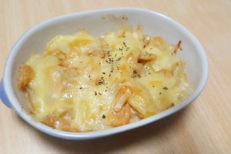 レンジで 玉ねぎとツナのチーズ焼き レシピ 作り方 By ちー太 クックパッド
