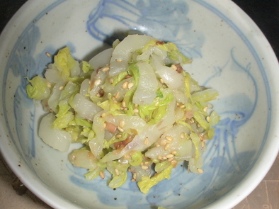 ヘルシー白菜サラダの写真