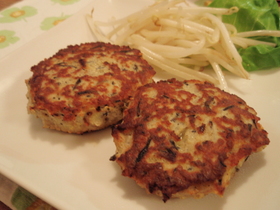 おからとひじきのヘルシー和風ハンバーグ