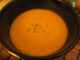 コク甘♪にんじんと豆乳のポタージュ
