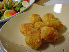 コロッケより簡単♪おいしいポテトフライ