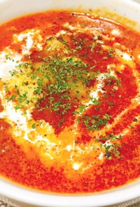 ミックスシーフードで簡単魚介トマトスープ