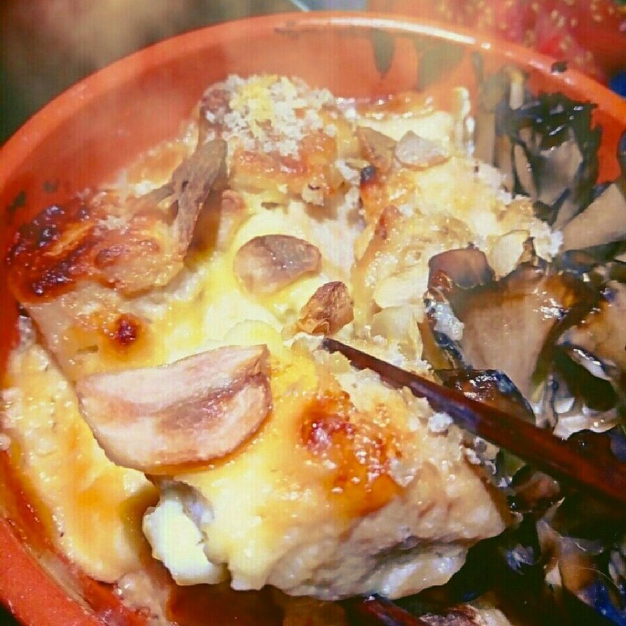 鶏ムネ肉の味噌チーズgrillの画像
