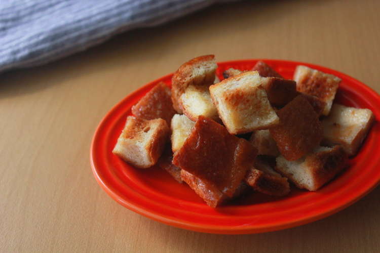 余った食パンで 簡単メープルラスク レシピ 作り方 By Nonko5252 クックパッド 簡単おいしいみんなのレシピが355万品