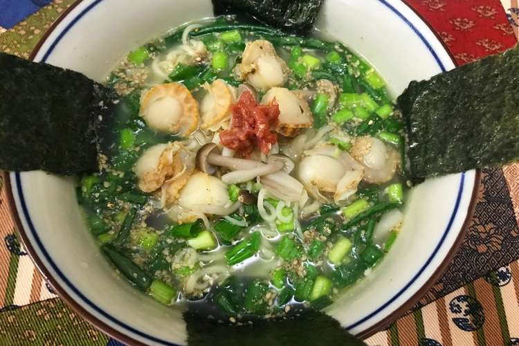 サッポロ一番塩ラーメン ホタテスペシャル レシピ 作り方 By Jonisen クックパッド